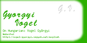 gyorgyi vogel business card